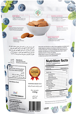 Blueberry Flavoured Roasted Almonds