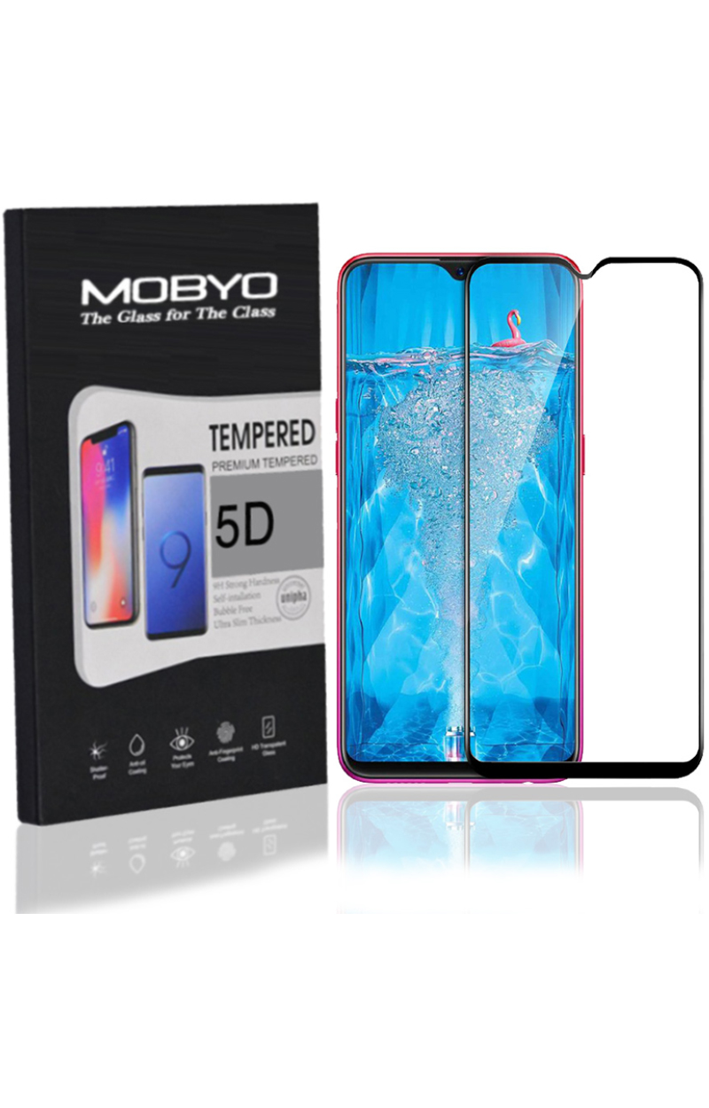 oppo f9 pro tempered glass screen protector 5d full glue